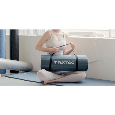 편안하고 지지력 있는 요가 수련을 위한 트라택 NBR 쿠셔닝 요가매트