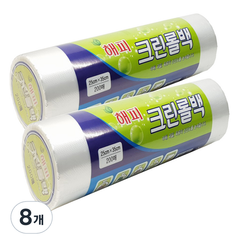 우진크린라이프 해피 크린 롤백, 8개