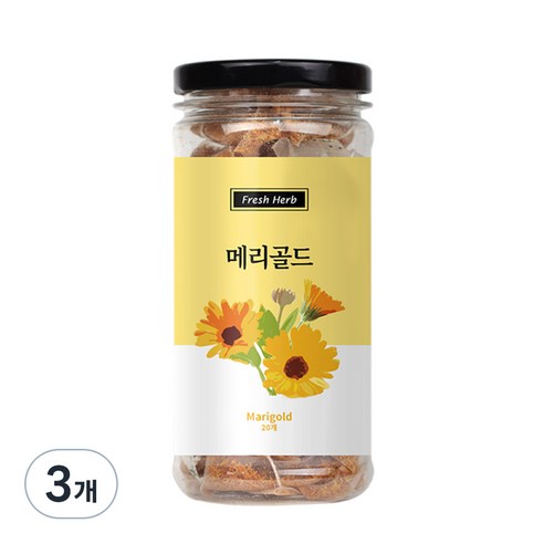 신선약초 메리골드차 삼각티백, 1.5g, 20개입, 3개