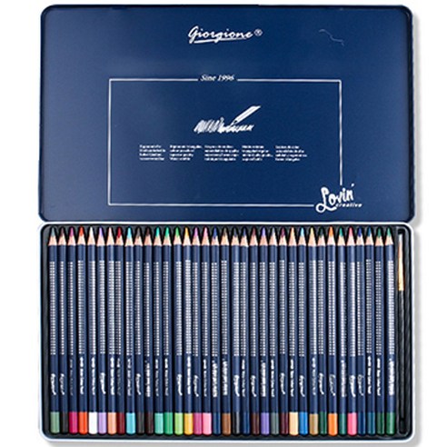 쿼르디 전문가용 수성 색연필, 1개, 36색