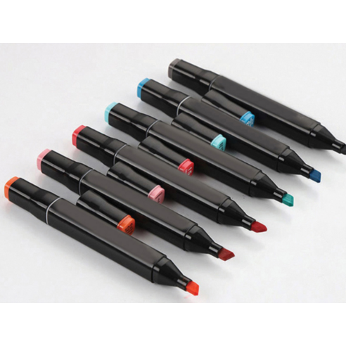 부담 없는 가격으로 시작하는 나만의 컬러, 다다 디자인 드로잉 마카펜 24색!