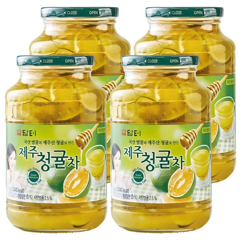 담터 제주 청귤차, 1kg, 1개입, 4개