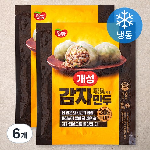 개성 감자만두 (냉동), 400g, 6개