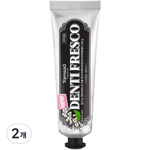 탐사 뉴 덴티프레스코 오리지널 민트향 잇몸 치석케어 치약, 100g, 2개