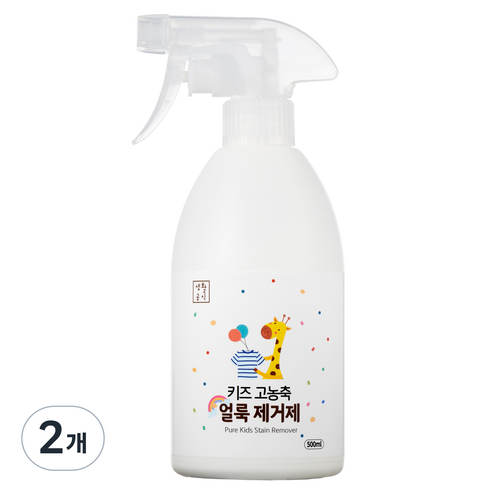 생활공식 키즈 고농축 얼룩제거제, 500ml, 2개