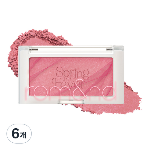 롬앤 베러 댄 치크 3.4g S02, S02 리치 칩, 6개