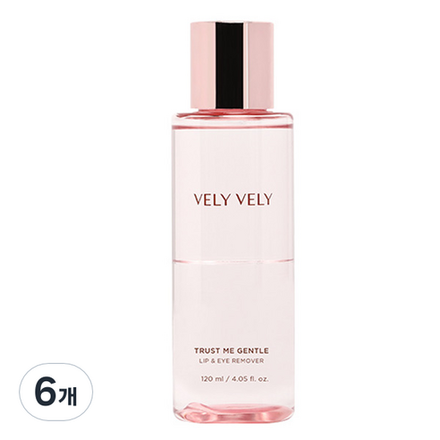 블리블리 트러스트 미 젠틀 립 앤 아이 리무버, 120ml, 6개