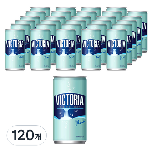 웅진빅토리아 탄산수 플레인, 190ml, 120개