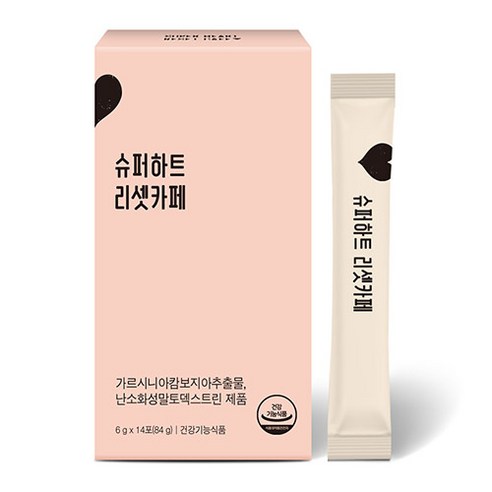 슈퍼하트 리셋카페 다이어트 커피, 84g, 2개