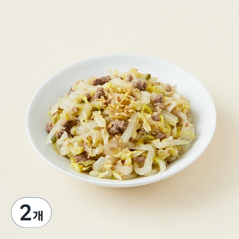 킨더가든 우리아이 한우 배추나물, 80g, 2개