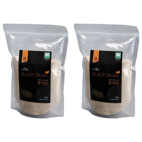 디자인농부 검은콩미숫가루블랙빈, 500g, 2개