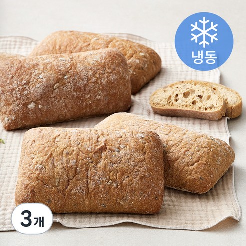 유로베이크 곡물 치아바타 5개입 (냉동), 540g, 3개