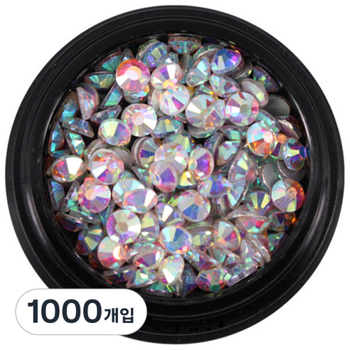 반해라 디아몬 고급오펄 네일 평스톤, SS12호(3-80), 1000개입