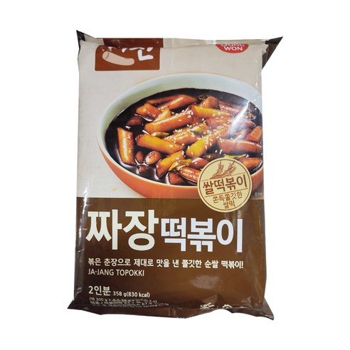 동원 떡볶이의신 짜장 떡볶이, 358g, 1개