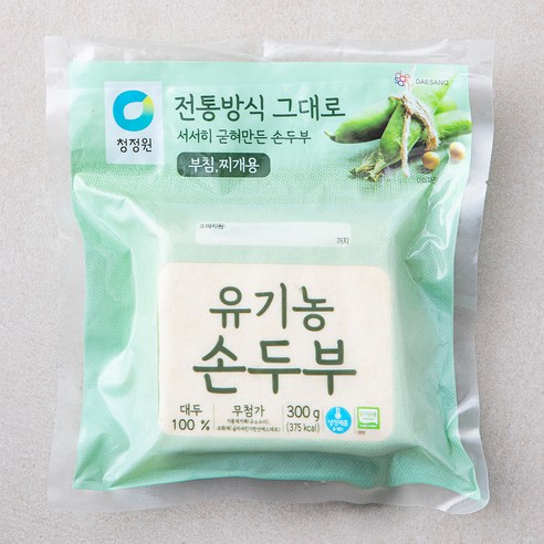 청정원 유기농 손두부, 300g, 2개