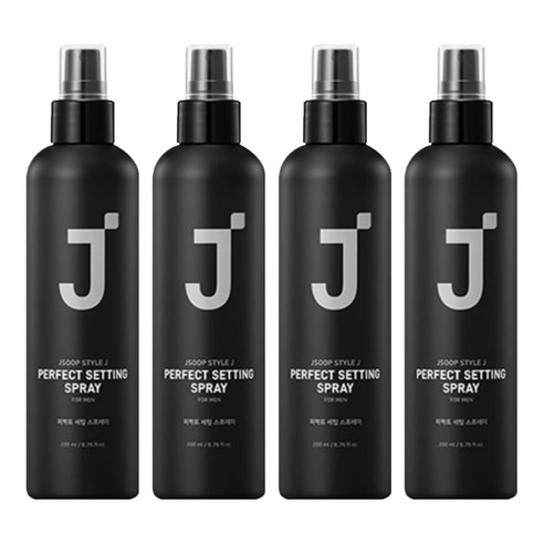 제이숲 스타일제이 포맨 퍼펙트 세팅 워터 헤어 스프레이, 200ml, 4개