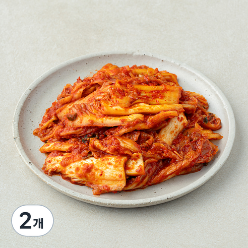 한울 왕애밥상 매운 실비김치, 1kg, 2개