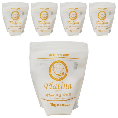 플라티나 박력분, 1kg, 5개