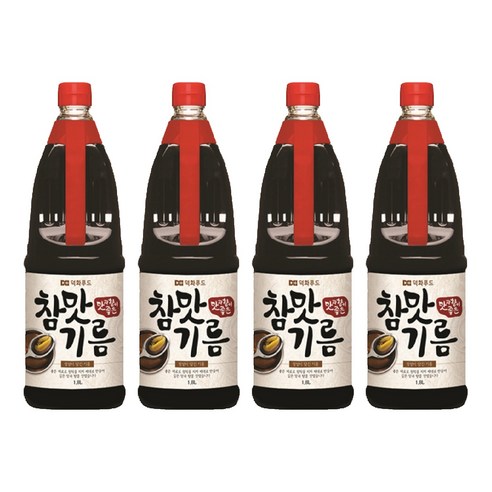 덕화 참맛기름, 1.8L, 4개