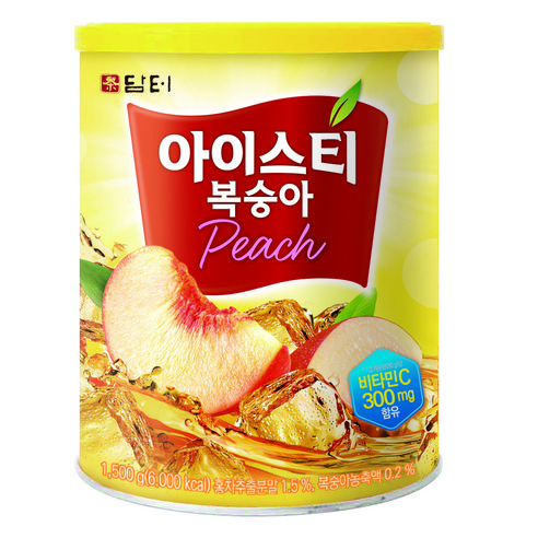 담터 아이스티복숭아(캔), 1.5kg, 1개입, 3개 대호아이스티