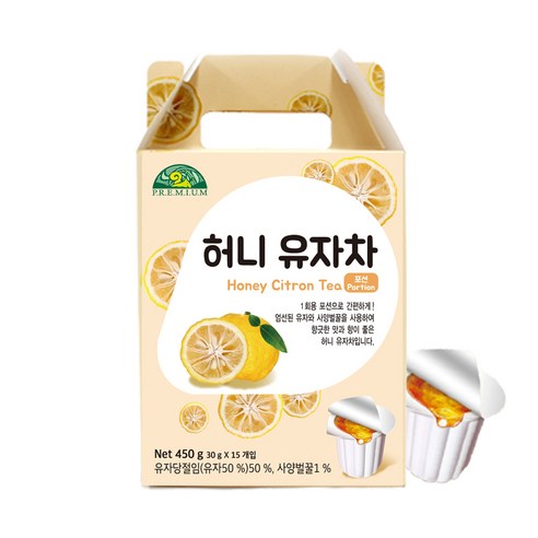 오가닉스토리 허니 유자차, 30g, 2개
