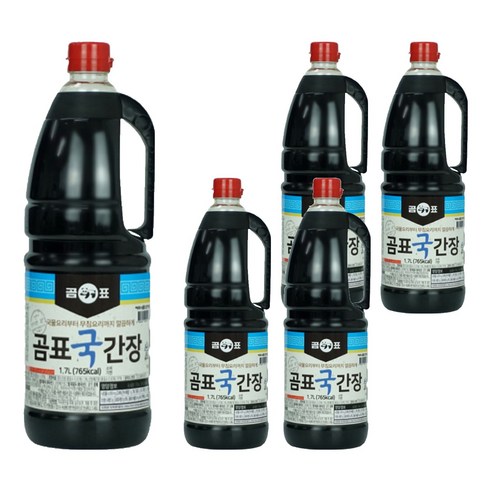 Gompyo 국간장, 1.7L, 5개