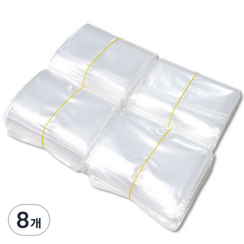 그린비닐 일반 지퍼백 10 x 10 cm, 10*10cm, 100개, 8개
