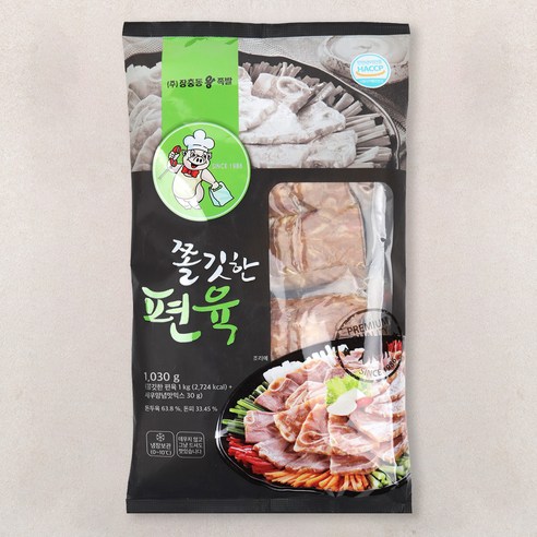 장충동왕족발 쫄깃한편육, 1030g, 2개