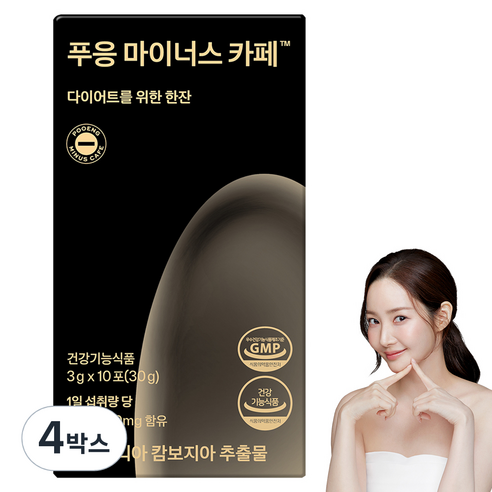 닥터블릿 푸응 마이너스 카페, 30g, 4박스
