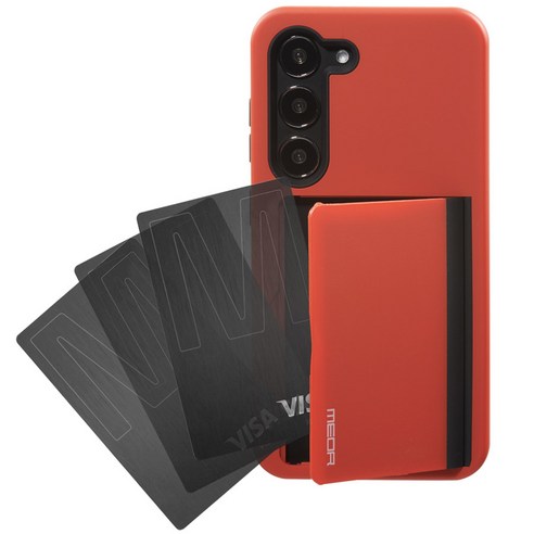 메오르 트리플 카드 수납 범퍼 휴대폰 케이스: 스타일리시하고 편리한 필수품