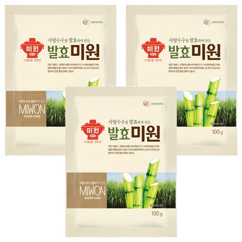 미원 발효 미원, 100g, 3개