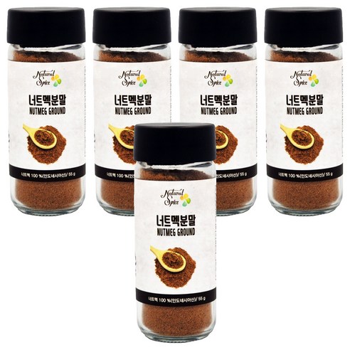 내츄럴스파이스 너트맥 분말, 55g, 5개
