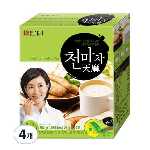 담터 천마차, 21g, 12개입, 4개
