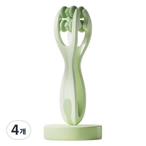손가락 마사지기, 그린, 4개