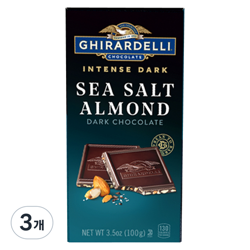 기라델리 씨솔트 아몬드, 100g, 3개