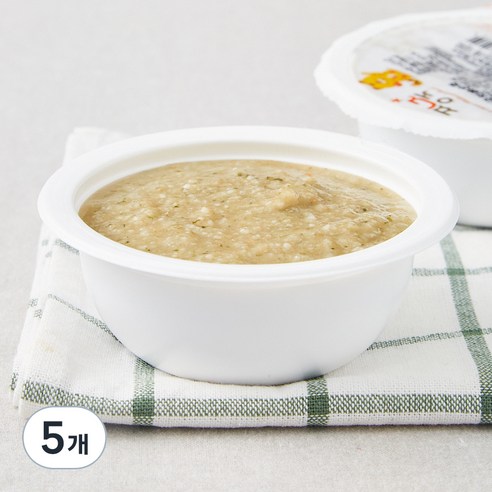 짱죽 초기 7개월 부터 묽은죽 이유식, 혼합맛(한우 / 시금치), 160g, 5개
