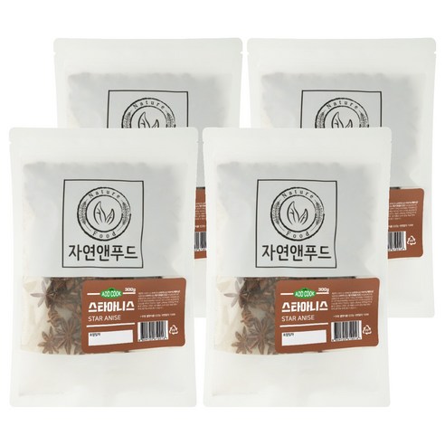 ADDCOOK 스타아니스, 100g, 4개