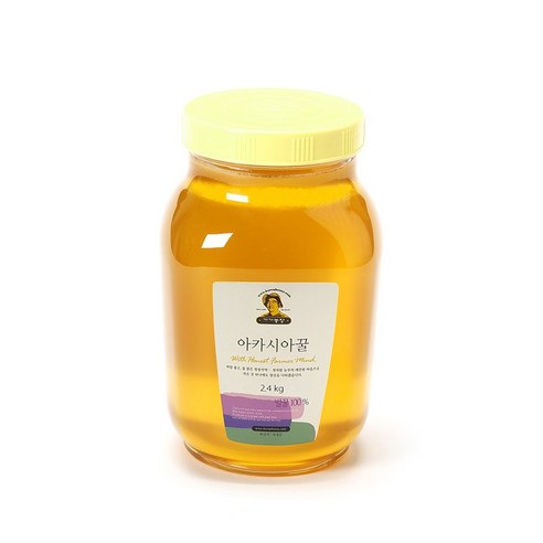 가가농장 아카시아꿀 2.4kg, 1개 꿀 맛의 향긋함과 건강에 도움을 주는 아카시아꿀