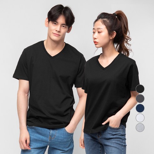 추천제품 캐럿 브이넥 티셔츠: 일상의 완벽한 필수품 소개