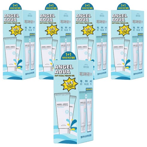 [비건라이프] 비욘드 엔젤 아쿠아 소프트 필링젤 1 + 1, 200ml, 5개