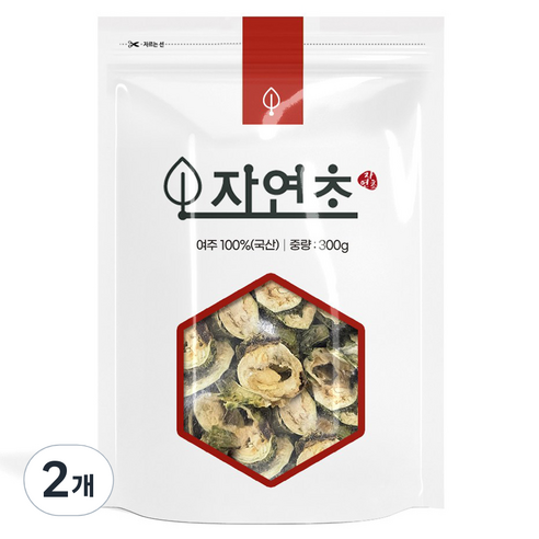 자연초 건조 여주차 고과, 2개, 300g