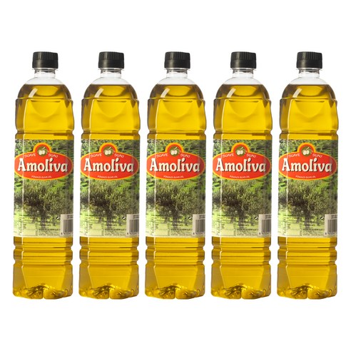 아몰리바 포마스 올리브오일, 1L, 5개