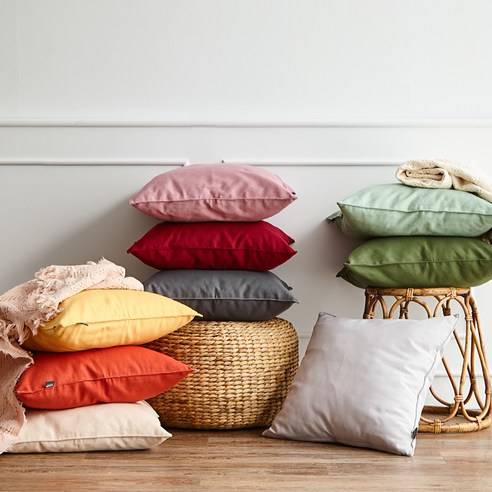 아늑한 일상, 델튼 쿠션커버로 완성하는 포근한 휴식