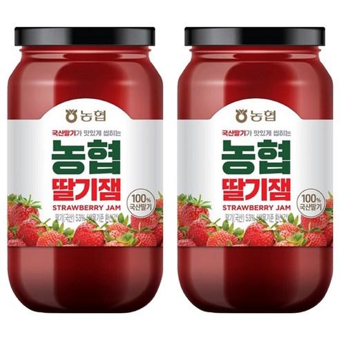 농협 딸기잼, 2개, 690g