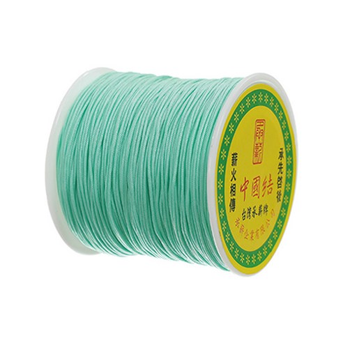 나일론 매듭실 실팔찌 만들기 0.8mm, Aquamarine, 1개