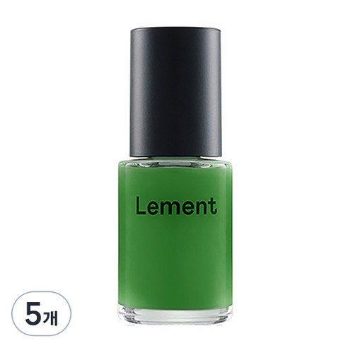 르멘트 컬러 네일, 클로버 그린, 14ml, 5개