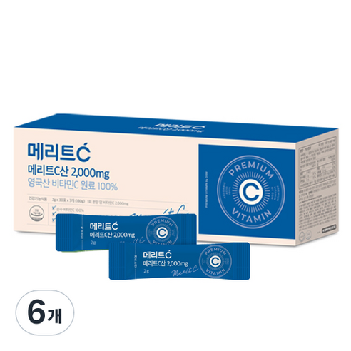 휴온스 메리트C 메리트C산 비타민 2000mg 90p, 6개, 180g