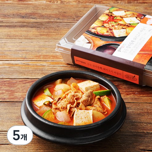 곰곰 감자듬뿍 돼지고기 짜글이, 830g, 5개