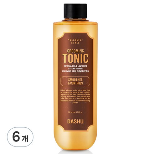 다슈 클래식 볼륨 그루밍 토닉 워터 왁스, 200ml, 6개