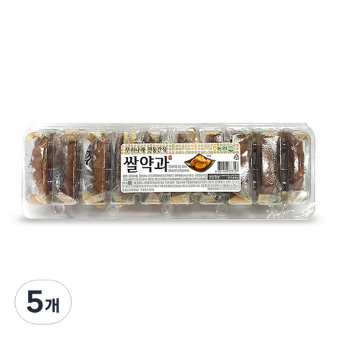 아름찬 우리나라 전통간식 쌀약과, 350g, 5개